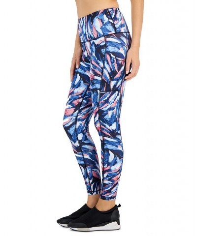 Petite Painterly Waves 7/8 Leggings Painterly Black $12.85 Pants