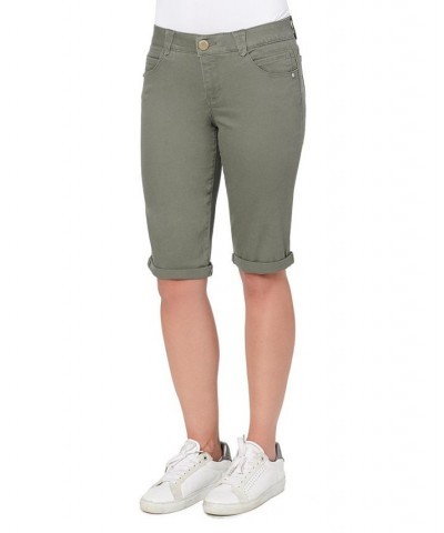 Women's Ab Solution 13" Bermuda Shorts Green $37.44 Shorts