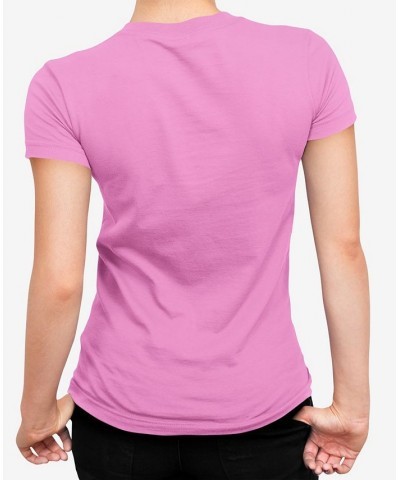 Women's Word Art USA Flag T-shirt Pink $14.35 Tops