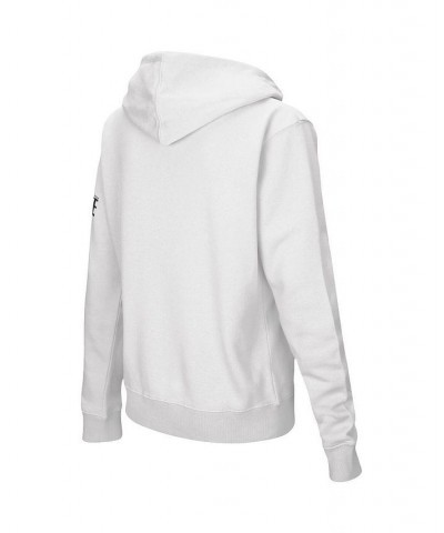 Women's White Ohio State Buckeyes Arched Name Full-Zip Hoodie White $27.30 Sweatshirts