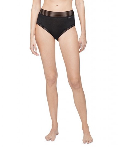 Women's Ultra-Soft Modal Modern Brief Underwear QD3868 Black $10.64 Panty