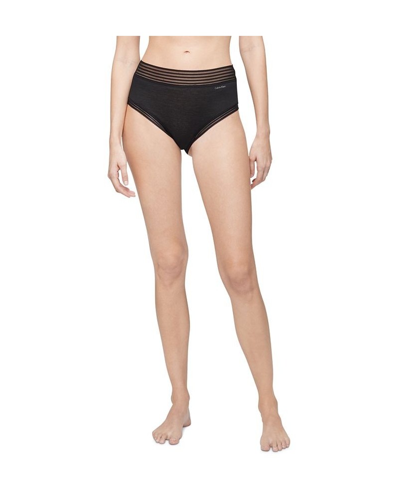 Women's Ultra-Soft Modal Modern Brief Underwear QD3868 Black $10.64 Panty