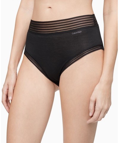 Women's Ultra-Soft Modal Modern Brief Underwear QD3868 Black $10.64 Panty