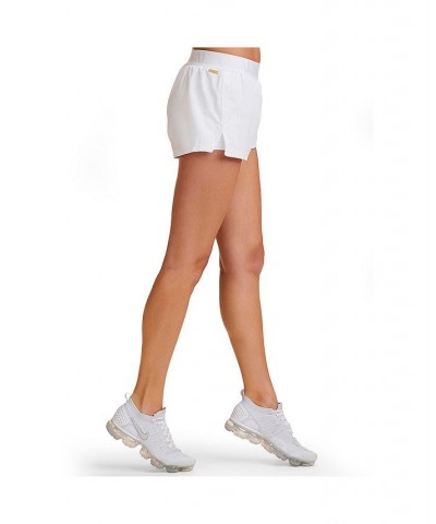 Adult Women Plus Size Court Short White $45.58 Shorts