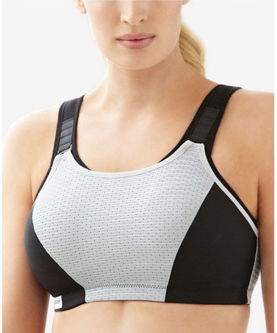 Women's Full Figure Plus Size Adjustable Wirefree Sports Bra Black $21.91 Bras