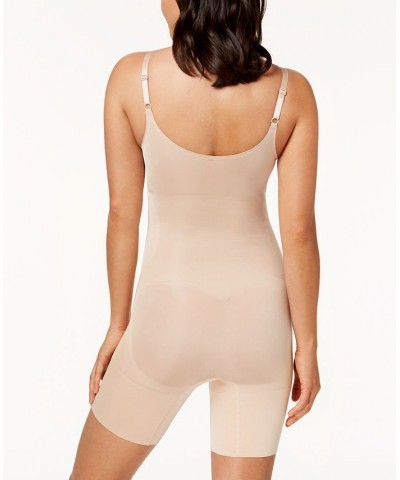OnCore Open-Bust Mid-Thigh Bodysuit Tan/Beige $52.92 Shapewear