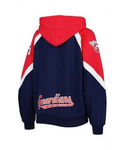 Women's Navy Red Cleveland Guardians Hail Mary Full-Zip Hoodie Navy, Red $40.85 Sweatshirts