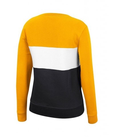 Women's Mitchell and Ness Gold Black Pittsburgh Steelers Color Block Pullover Sweatshirt Gold, Black $30.00 Sweatshirts