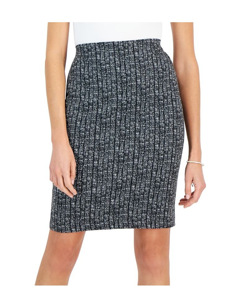 Petite Pull-On Pencil Skirt Black/vanilla Ice $30.42 Skirts