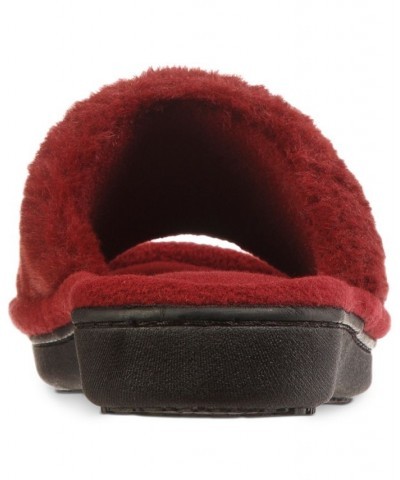 Women's Laurel Faux Fur Slide Slippers Brown $10.12 Shoes