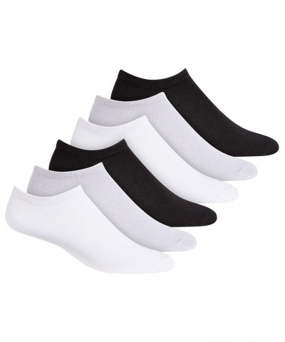 6 Pack Super-Soft Liner Socks Black, Gray, White $12.04 Socks