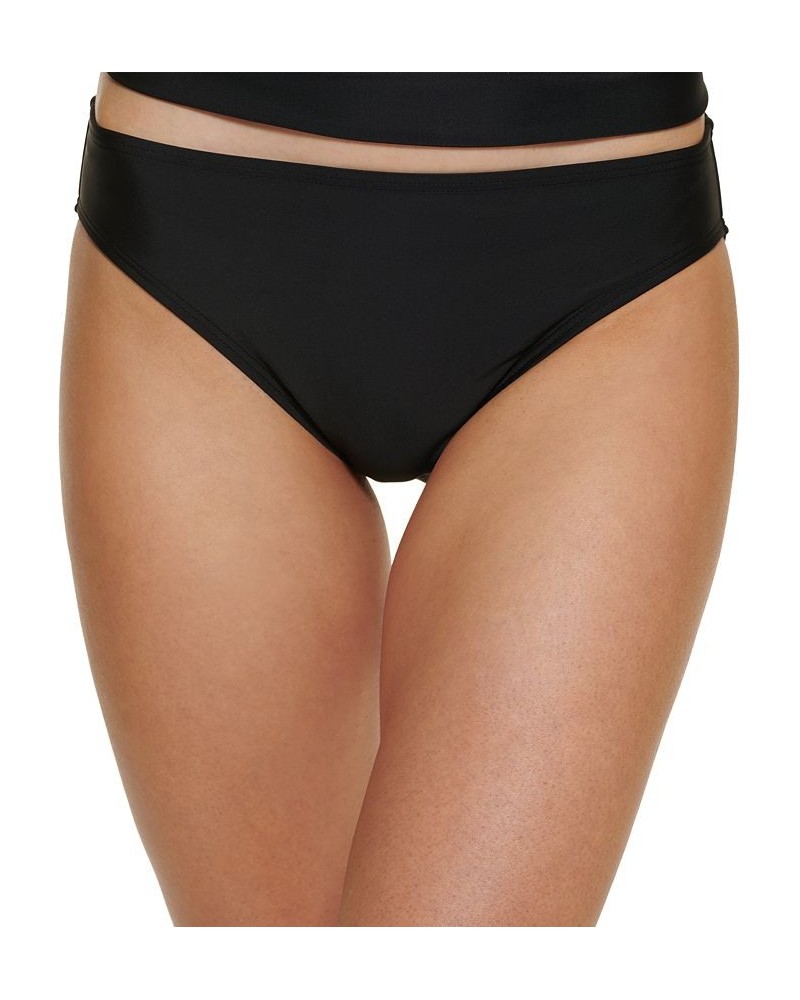 Bandeau Bikini Top & Ruched Bottom Black $36.96 Swimsuits