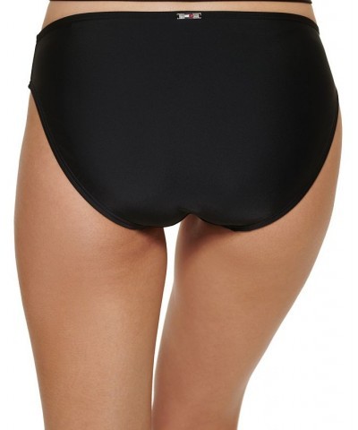 Bandeau Bikini Top & Ruched Bottom Black $36.96 Swimsuits