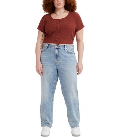 Trendy Plus Size Women's '94 Baggy Jeans Blue $38.40 Jeans