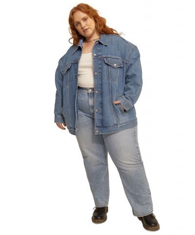 Trendy Plus Size Women's '94 Baggy Jeans Blue $38.40 Jeans