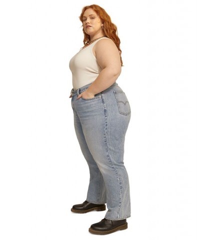 Trendy Plus Size Women's '94 Baggy Jeans Blue $38.40 Jeans