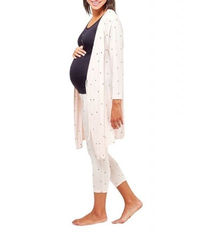 Second Skin Maternity Robe White $46.06 Sleepwear