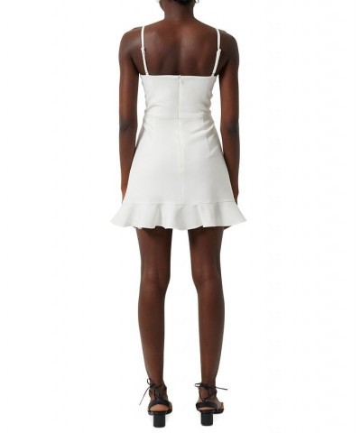 Flounce Mini Dress Summer White $44.16 Dresses