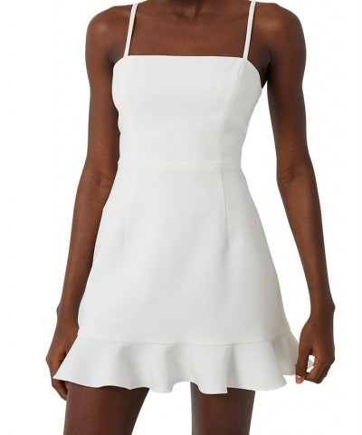 Flounce Mini Dress Summer White $44.16 Dresses