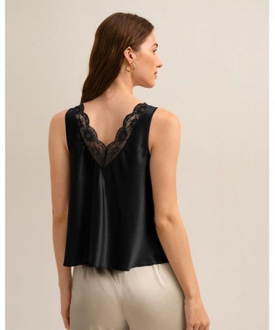 The Armeria Lace Tank for Women Black $37.06 Tops