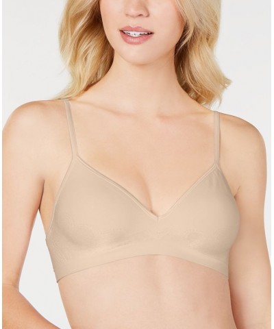 Ultimate Comfy Support 2-ply Wireless Bralette DHHU11 Online Only Tan/Beige $15.38 Bras