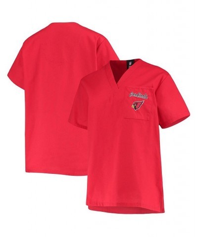 Women's Cardinal Arizona Cardinals Scrub Top Cardinal $18.00 Tops