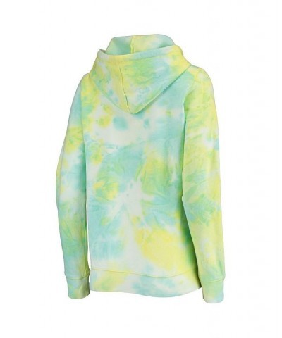 Women's White Los Angeles Dodgers Tie-Dye Full-Zip Hoodie White $36.80 Sweatshirts