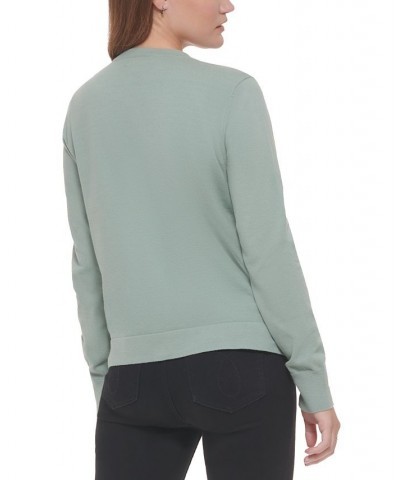 Women's Button-Front Cardigan Sage $20.59 Sweaters