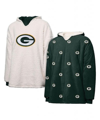 Women's Green Bay Packers Repeat Print Reversible Hoodeez Green $40.85 Sweatshirts
