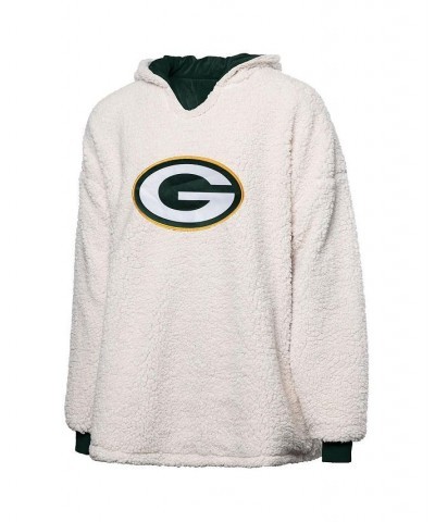 Women's Green Bay Packers Repeat Print Reversible Hoodeez Green $40.85 Sweatshirts