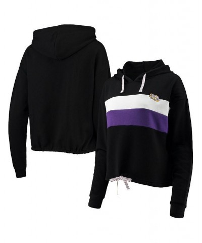 Women's Black Purple LSU Tigers Leave Your Mark Pullover Hoodie Black, Purple $35.09 Sweatshirts