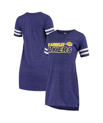 Women's Heathered Purple Los Angeles Lakers Nightshirt Purple $28.59 Pajama