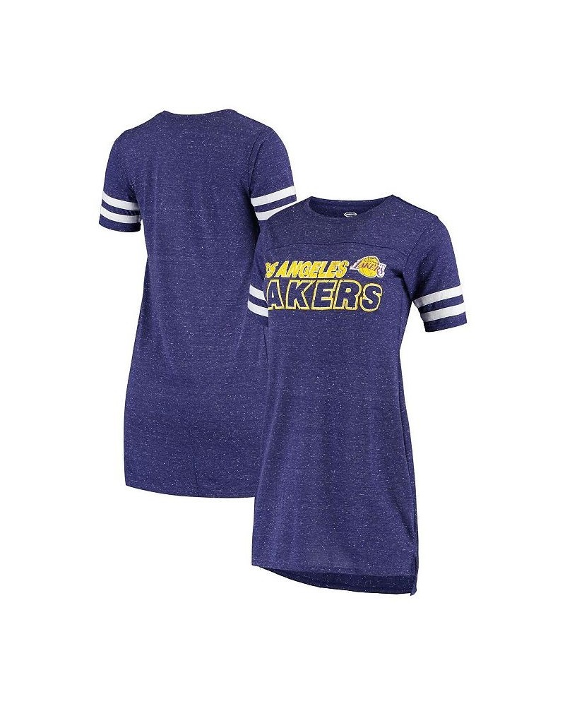 Women's Heathered Purple Los Angeles Lakers Nightshirt Purple $28.59 Pajama