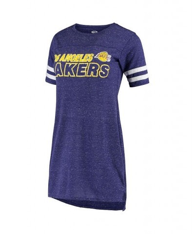 Women's Heathered Purple Los Angeles Lakers Nightshirt Purple $28.59 Pajama