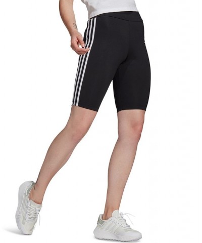 Women's High-Waisted Biker Shorts PrimeBlue Black $19.80 Shorts