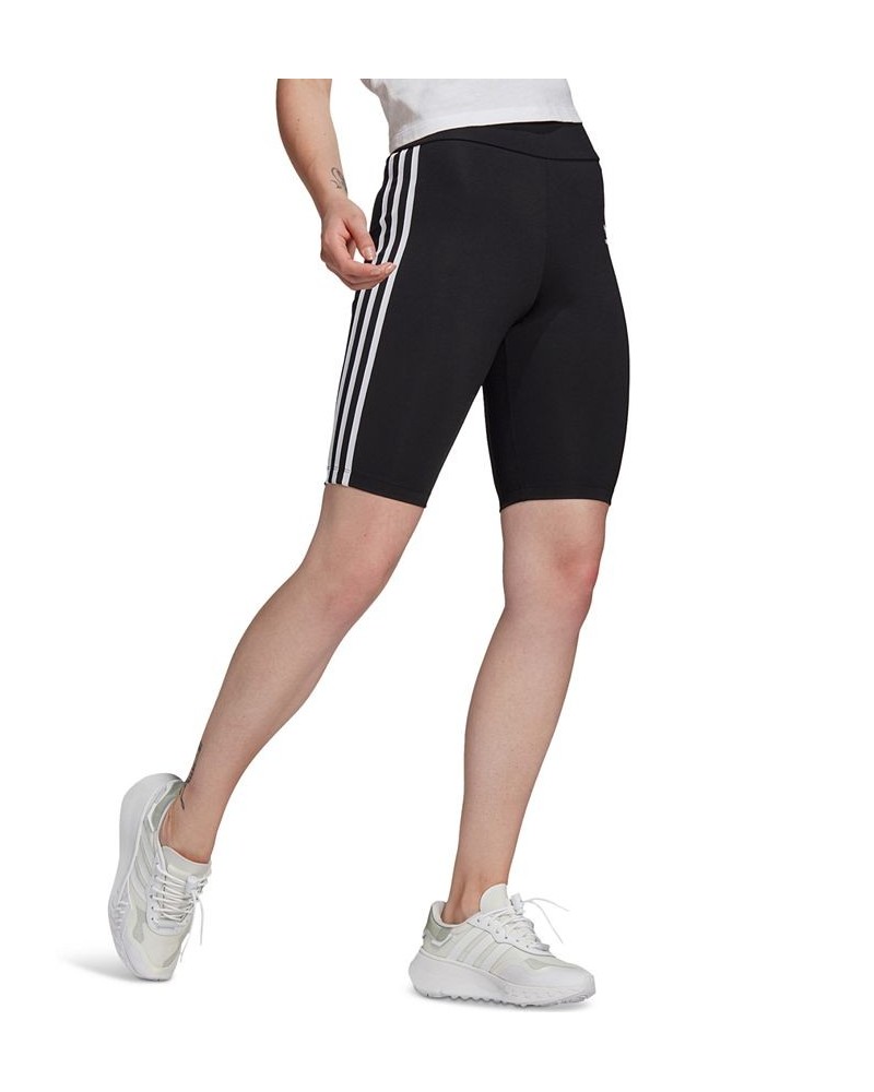 Women's High-Waisted Biker Shorts PrimeBlue Black $19.80 Shorts