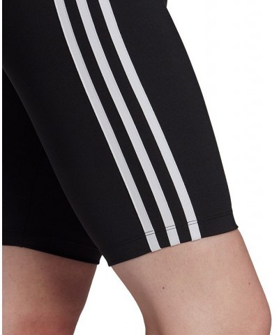 Women's High-Waisted Biker Shorts PrimeBlue Black $19.80 Shorts