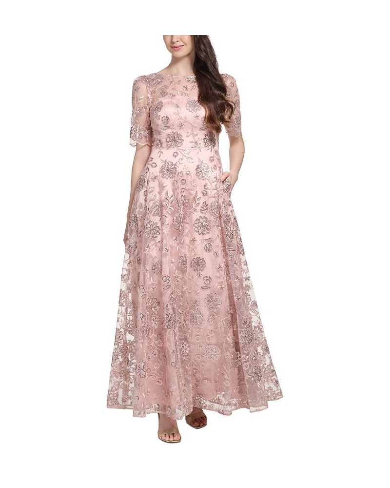 Women's Lace Gown Blush $119.40 Dresses