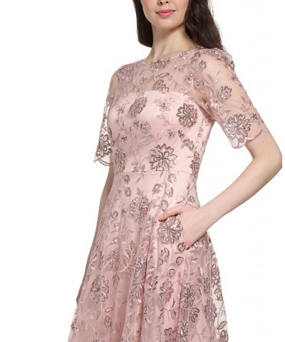 Women's Lace Gown Blush $119.40 Dresses