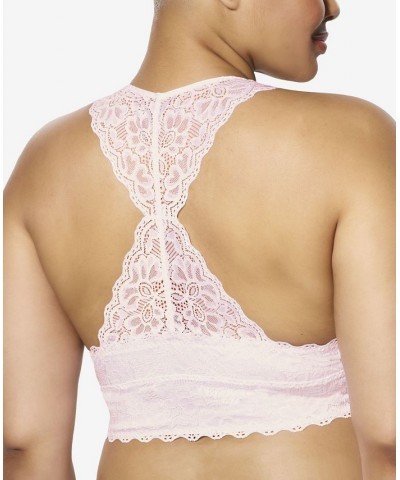 Women's Wire Free Lace Bralette Purple $16.82 Bras