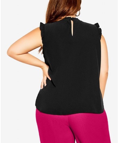 Trendy Plus Size Set the Tone Top Black $36.00 Tops