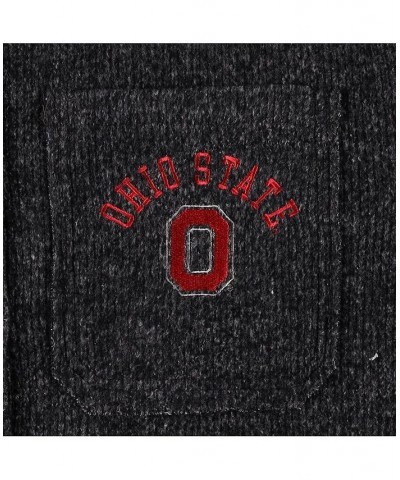 Women's Black Ohio State Buckeyes Switch It Up Tri-Blend Button-Up Shacket Black $32.50 Jackets