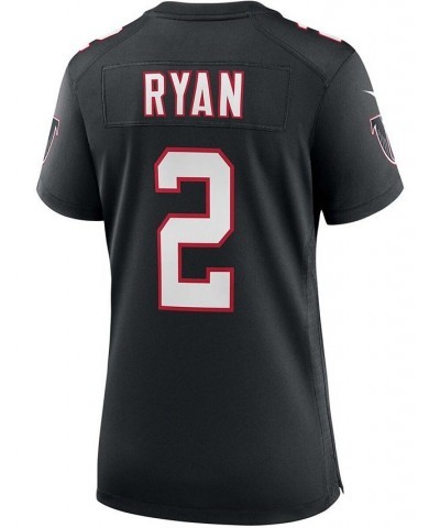 Women's Matt Ryan Black Atlanta Falcons Throwback Game Jersey Black $49.40 Jersey
