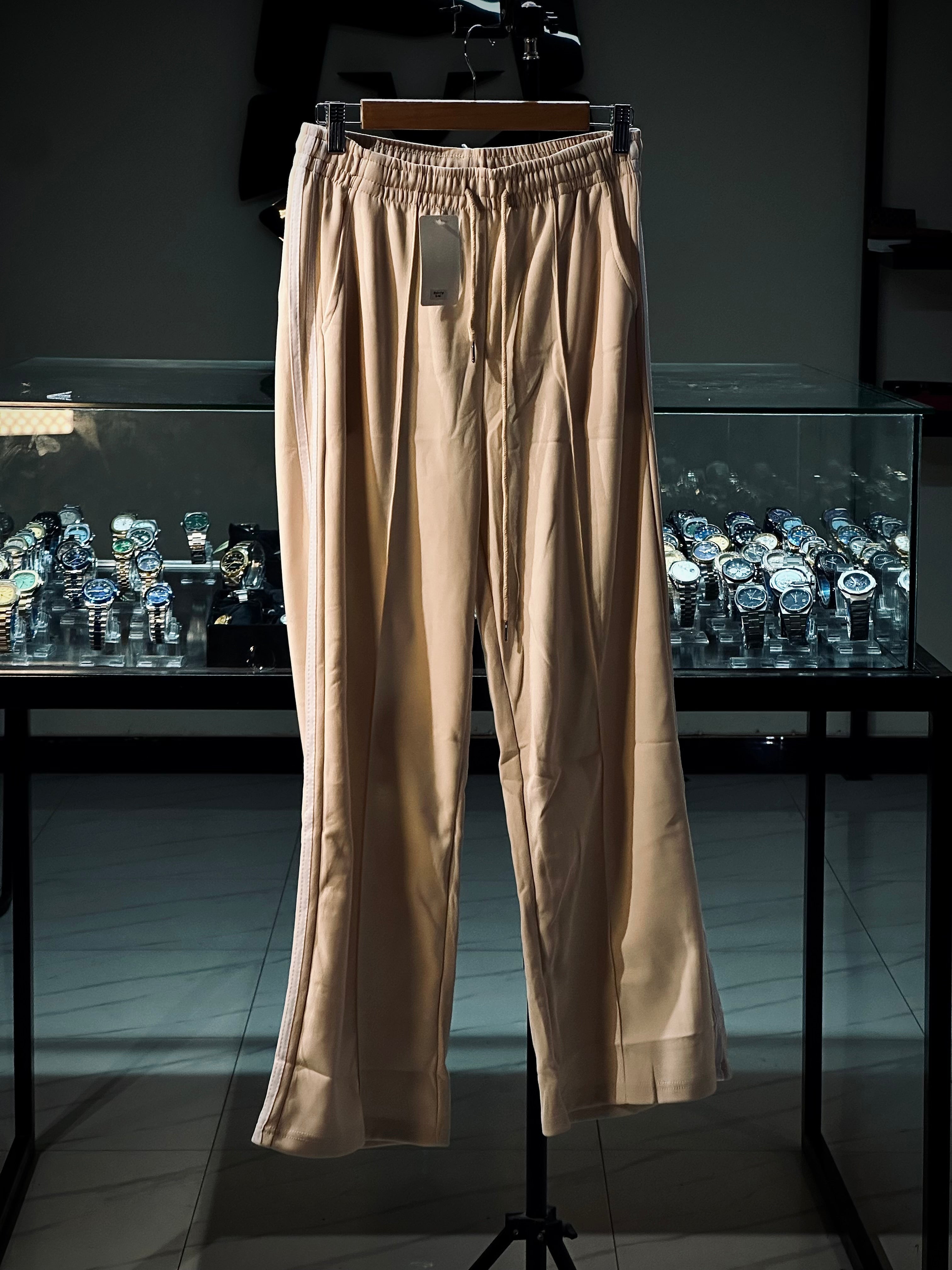 Stripe-Panel Trousers