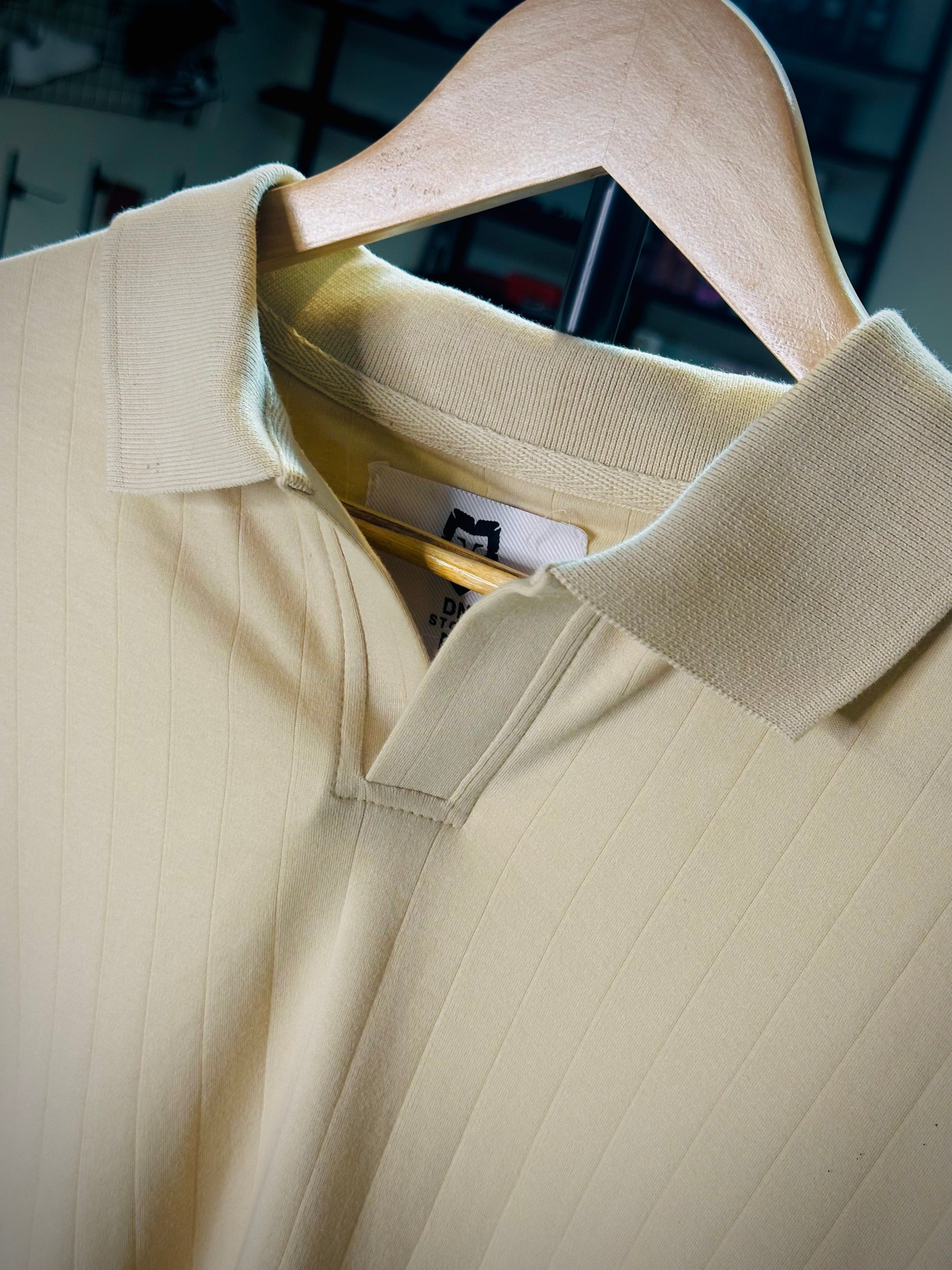 Knitted Polo (drop needle fabric)