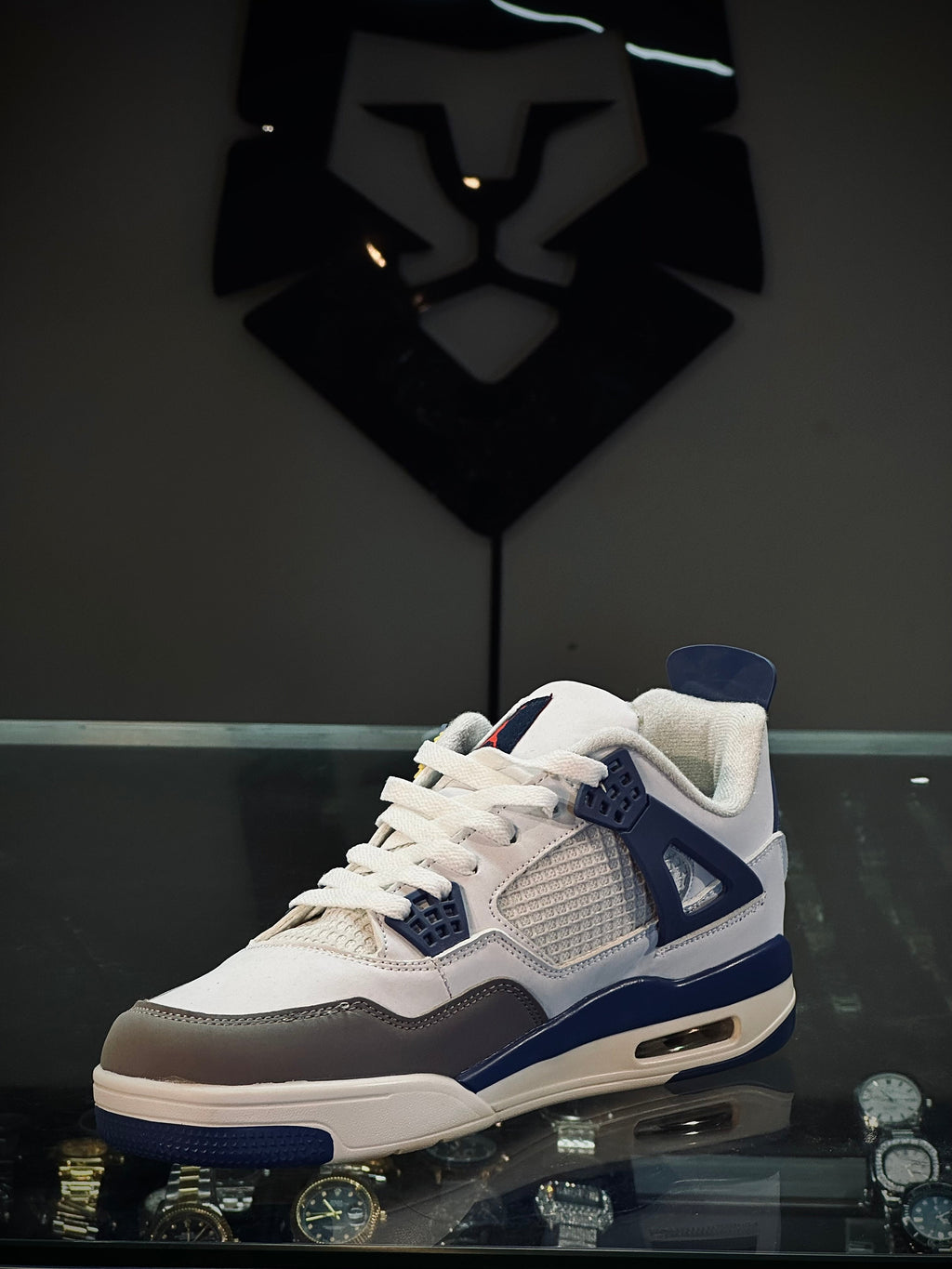 NIKE Airforce 4 (Ivory-Blue)