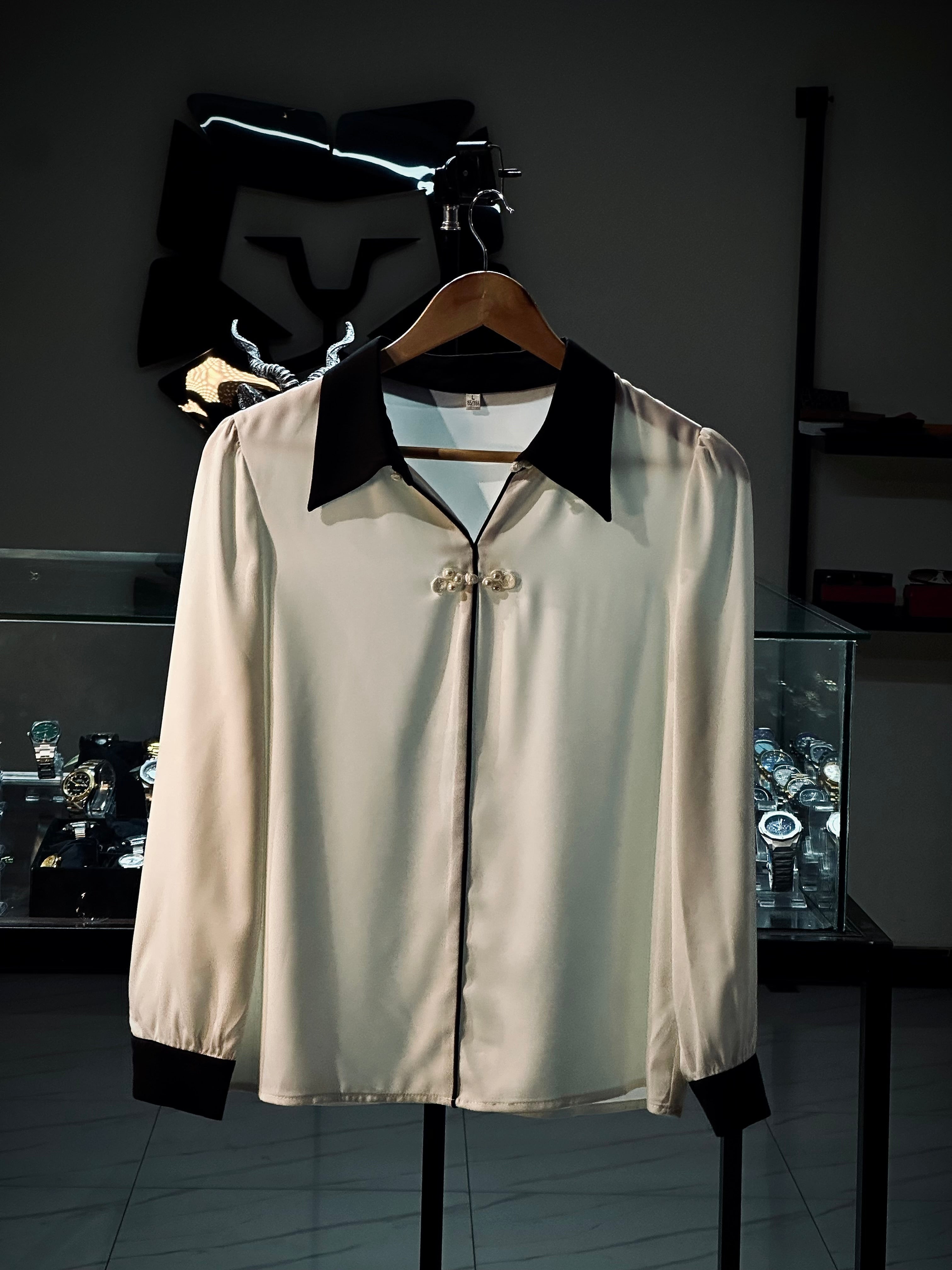 Pearl Grace Satin Shirt