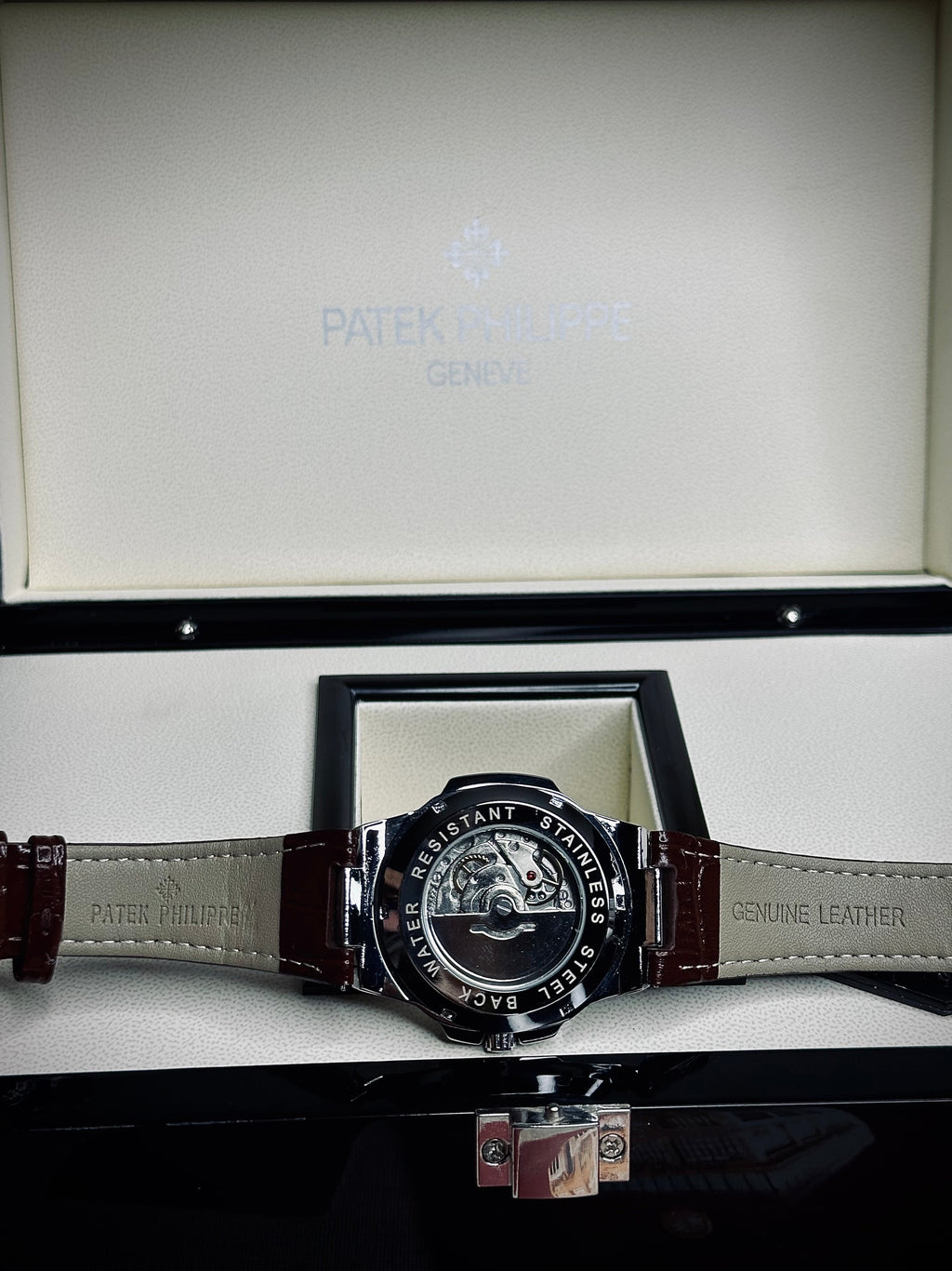 PP Leather Straps (swiss like movement)