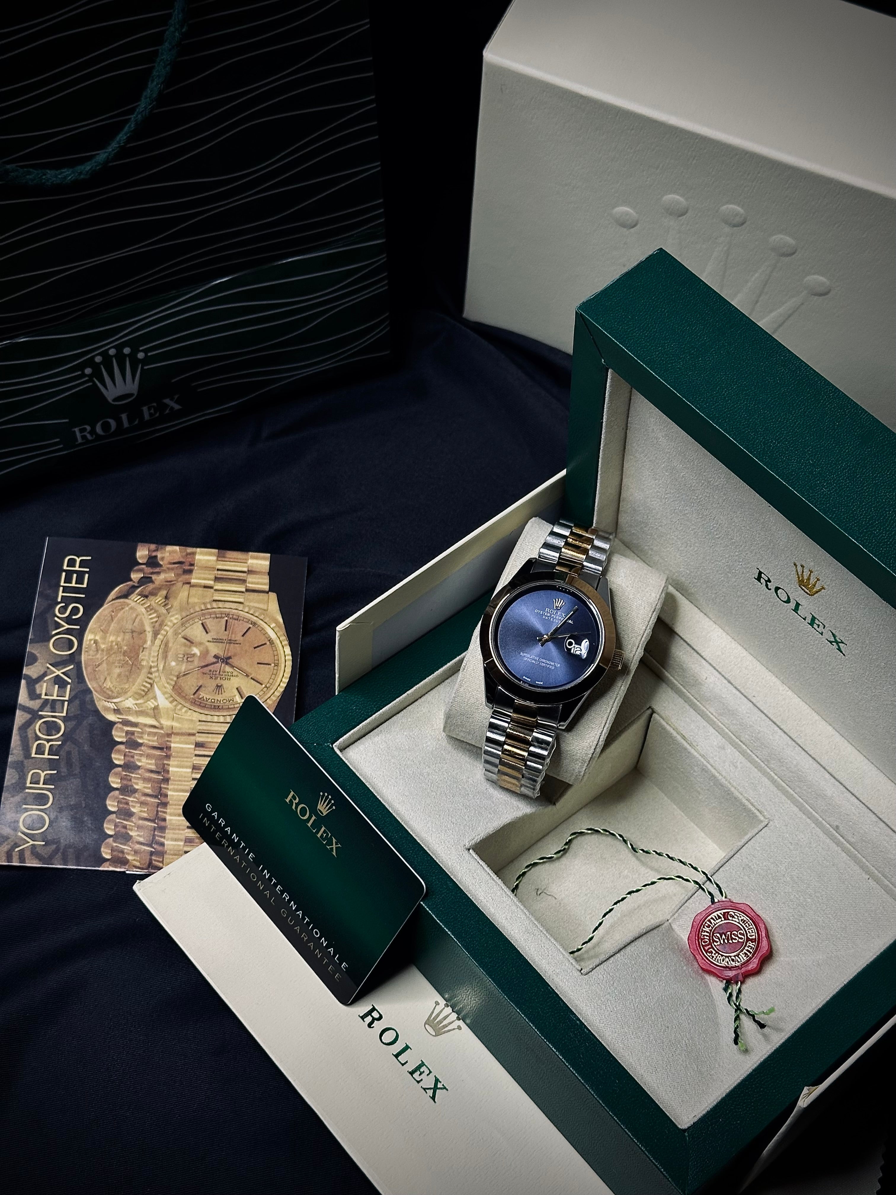 Rolex date-just plane dial