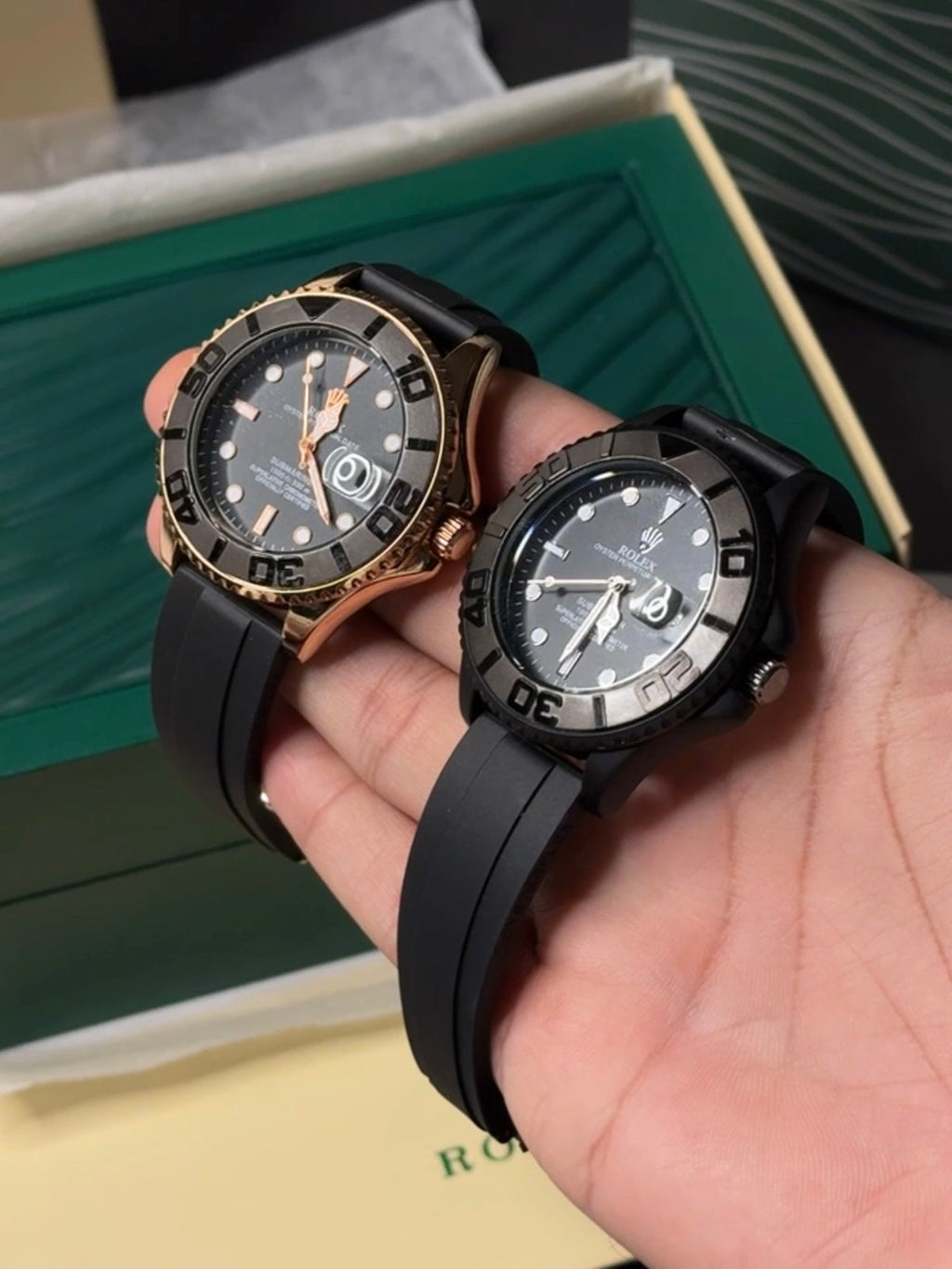 Rolex Yatch Master (silicone straps)